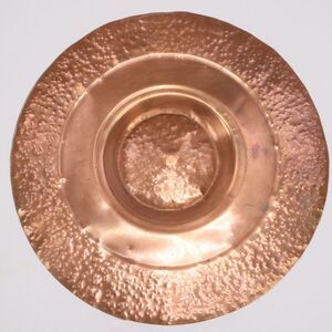 Copper Decor 12" diameter Pure Copper Round Wall hanging Shield Plate